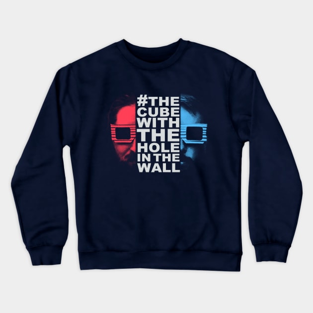 TCWTHITW Red vs Blue Crewneck Sweatshirt by DarkArtsnCrafts